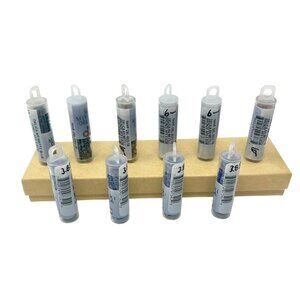 Ten Tubes - Miyuki‎ Seed Beads, Delica Cylindrical Glass Assorted Colors